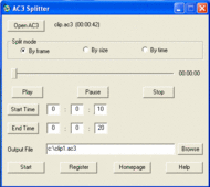 AC3 Splitter screenshot